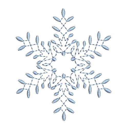 snowflake machine embroidery design needle passion embroidery npe